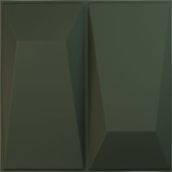 Ekena Millwork 11 7/8in. W x 11 7/8in. H Locke EnduraWall Decorative 3D Wall Panel Covers 0.98 Sq. Ft. WP12X12LOGHC - main